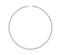 Tous - Collar Corto De Plata Con Motivos Bola 51,5 Cm Hold Oval - Plateado