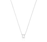 Tous - Collar Corto De Plata Y Motivo Oso New Silueta - Plateado