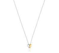 Tous - Collar Corto Doble Corazón Pequeño Bicolor My Other Half - Bicolor