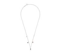 TOUS Collar Corto para Mujer de Plata de Primera Ley, Gemas y Perla Cultivada, Colección Basic Colors