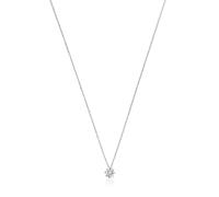 Tous - Collar Corto Rosetón De Oro Blanco Y Diamantes 0,15 Ct Les Classiques - Transparente