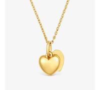 Tous - Collar De Oro 14 Kt Doble Corazón Tous Flechazo - Dorado