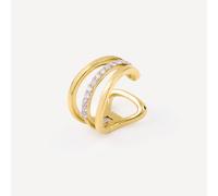 Tous - Earcuff De Oro, Oro Blanco Y Diamantes Tous Atelier - Transparente