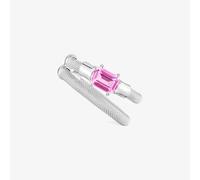 Tous - Earcuff De Plata Y Zafiro Creado En Laboratorio Tous Mesh Lgg - Rosa