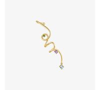 Tous - Earcuff Espiral Con Baño De Oro 18 Kt Sobre Plata Y Gemas Lio - Multi