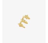 Tous - Earcuff Espiral Con Baño De Oro De 18 Kt Sobre Plata Tous Grain - Dorado