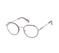 TOUS GAFAS DE VISTA VTO451 COLOR SHINY RED GOLD W/BORDEAUX PARTS PARA MUJER TALLA 50/135/20
