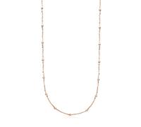 TOUS Gargantilla con Baño de Oro 18Kt sobre Plata para Mujer con Bolitas Intercaladas, Largo 45 cm, Versátil y Atemporal, Colección CHAIN