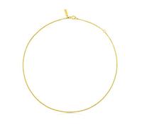 TOUS Gargantilla con Baño de Oro 18Kt sobre Plata para Mujer, Largo 40 cm, Versátil y Atemporal, Colección Chain