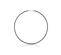 Tous - Gargantilla De Cuero Negro Y Cierre De Plata Tous Chokers - Negro