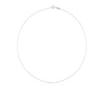 TOUS Gargantilla de Plata de Primera Ley para Mujer con Anillas Ovales, 45 cm de Largo, Clásica e atemporal, Colección Chain