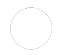 TOUS Gargantilla de Plata de Primera Ley para Mujer con Bolas, 45 cm de Largo, Clásica y Atemporal, Colección Chain