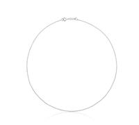 TOUS Gargantilla de Plata de Primera Ley para Mujer con Bolas, 40 cm de Largo, Clásica e atemporal, Colección Chain
