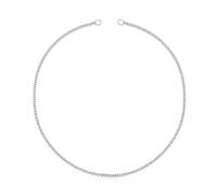 TOUS Gargantilla para Mujer de Plata de Primera Ley de Anilla Pequeña, 42 cm de Largo, Colección Hold