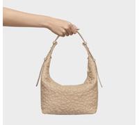 TOUS Hobo M Puffy Bear Arena, Bolso de Hombro Acolchado con Textura, Beige