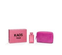 Set de fragancia Tous KAOS Pink, contiene 100 ml de Eau de Parfum para mujer y una bolsa de cosméticos, edición limitada