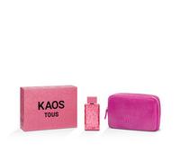 Set de fragancia Tous KAOS Pink, contiene 100 ml de Eau de Parfum para mujer y una bolsa de cosméticos, edición limitada