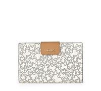 TOUS Kaos Mini, Marroquineria Mujer, Beige-negro, Talla Única