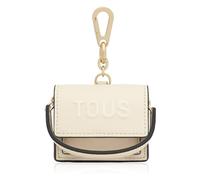 TOUS Llavero Mini Bandolera Beige, Para Mujer, Medidas 6,5 x 8,5 x 4,5 cm, Colección Audree
