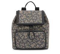 TOUS Mochila Kaos Icon de lona con estampado en negro | 395910192