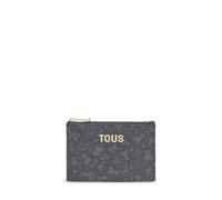 TOUS Monedero Tarjetero 2002184248 Kaos Mini Gris