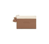 TOUS Monedero Tarjetero Audree Saffiano Moca Beige 2002361544