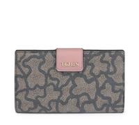 Tous Multi, Billetera M. Flat K Icon Negro para Mujer, Mediano