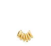Tous - Pack De Anillas Con Baño De Oro 18 Kt Sobre Plata Hold Talla U