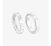 Tous - Pack De Anillos De Plata Straight Talla 22