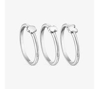Tous - Pack De Tres Anillos De Plata Motivos Bold Motif Talla 10