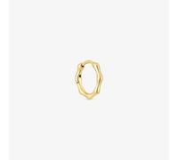 Tous - Pendiente Aro Individual De Oro Con Detalles Basics - Dorado