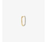 Tous - Pendiente Individual De Aro Bicolor Millgrain Basics - Bicolor