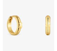 Tous - Pendientes Aro Con Oso Y Baño De Oro De 18 Kt Sobre Plata 12 Mm Tous Basics - Dorado