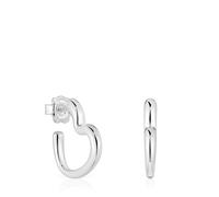 Tous - Pendientes Aro Corazón De Plata My Other Half - Plateado