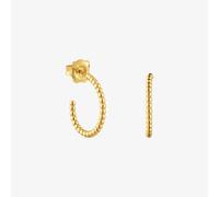 Tous - Pendientes Aro Cortos Bolas Con Baño De Oro 18 Kt Sobre Plata 15 Mm Basicos - Dorado