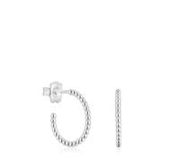 Tous - Pendientes Aro Cortos Bolas De Plata 15 Mm Basicos - Plateado