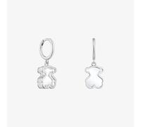 Tous - Pendientes Aro De Plata Y Metacrilato Blanco Galaxy - Transparente