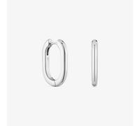 Tous - Pendientes Aro Largos De Plata 22 Mm Basicos - Plateado