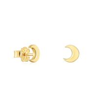 TOUS Pendientes con Motivo de Luna con baño de Oro 18k sobre Plata, Colección TOUS Motivos