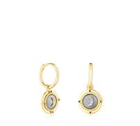Tous - Pendientes Cortos Con Baño De Oro 18 Kt Sobre Plata Y Diamantes Magic Nature - Dorado