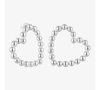 Tous - Pendientes Cortos De Plata Corazón Sugar Party - Plateado