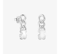 Tous - Pendientes Cortos De Plata Oso Bold Motif - Plateado