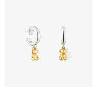 Tous - Pendientes De Aro Bicolor Con Doble Oso Bold Bear - Bicolor