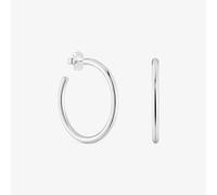 Tous - Pendientes De Aro Largos De Plata 27 Mm Basics - Plateado