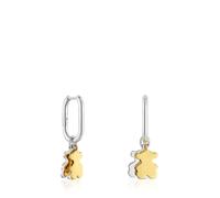Tous - Pendientes De Aro Pequeños Motivo Oso Bicolor Sweet Dolls - Bicolor