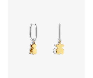 Tous - Pendientes De Aro Pequeños Motivo Oso Bicolor Sweet Dolls - Bicolor