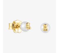 Tous - Pendientes De Oro Con Perla Y Motivo Oso Bold Bear - Dorado
