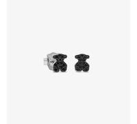 Tous - Pendientes De Plata Con Espinela Motif - Negro