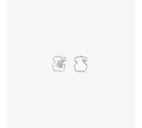 Tous - Pendientes De Plata Con Perla Cultivada 1,4cm Silueta - Blanco