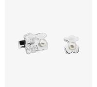 Tous - Pendientes De Plata Con Perlas Motivo Oso Super Power - Blanco